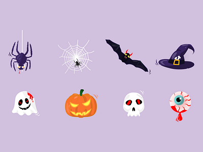 Icons for Halloween design halloween icon ui