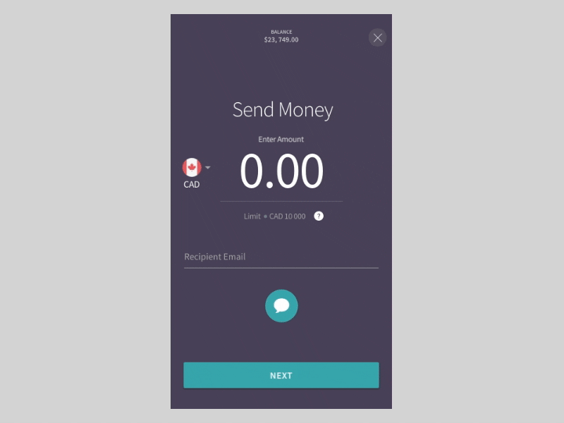 send money rapid prototype concept flinto mobile rapid protyping app send money