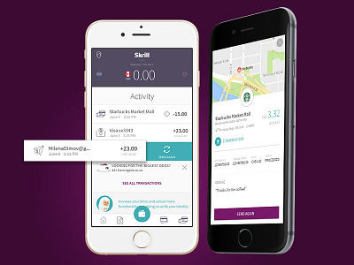 New Skrill wallet Dashboard app branding app cash cash app dashboard dashboard app dashboard mobile dashboard skrill wallet dashboard ui ios mobile money send money spent cash spent cash information wallet wallet app