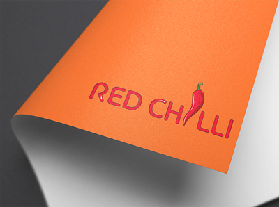 RED CHILLI adobe ilustrator design logo logo design minimalist simple