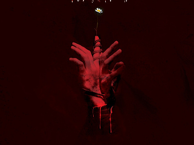 bloody hands album album cover design photoshop shopping cart simple