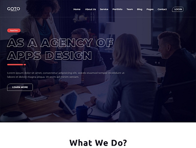 Service Website adobe xd design highlight hover hover effect onecolor onepage photoshop simple webdesign website