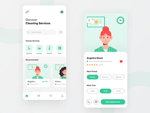 Cleaning Service App 🧽 by Andika Wiraputra on Dribbble