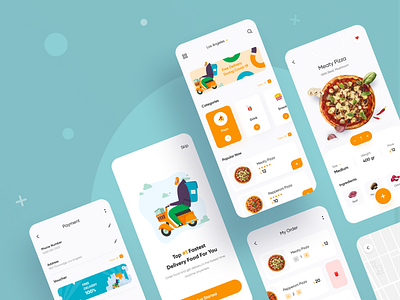 Food Delivery App 🍕 clean delivery delivery app delivery service food and drink food app food app ui food delivery food delivery app food delivery application mobile app pizza app recipe app restaurant restaurant app shopping simple uidesign uidesigns uiux
