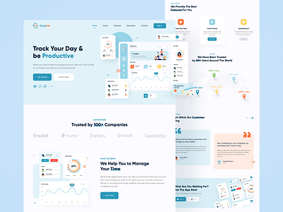 Activity Tracker Landing Page