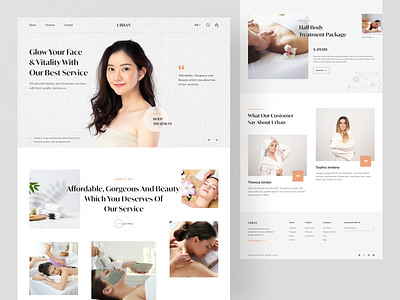 URBAN - Spa & Beauty Landing Page