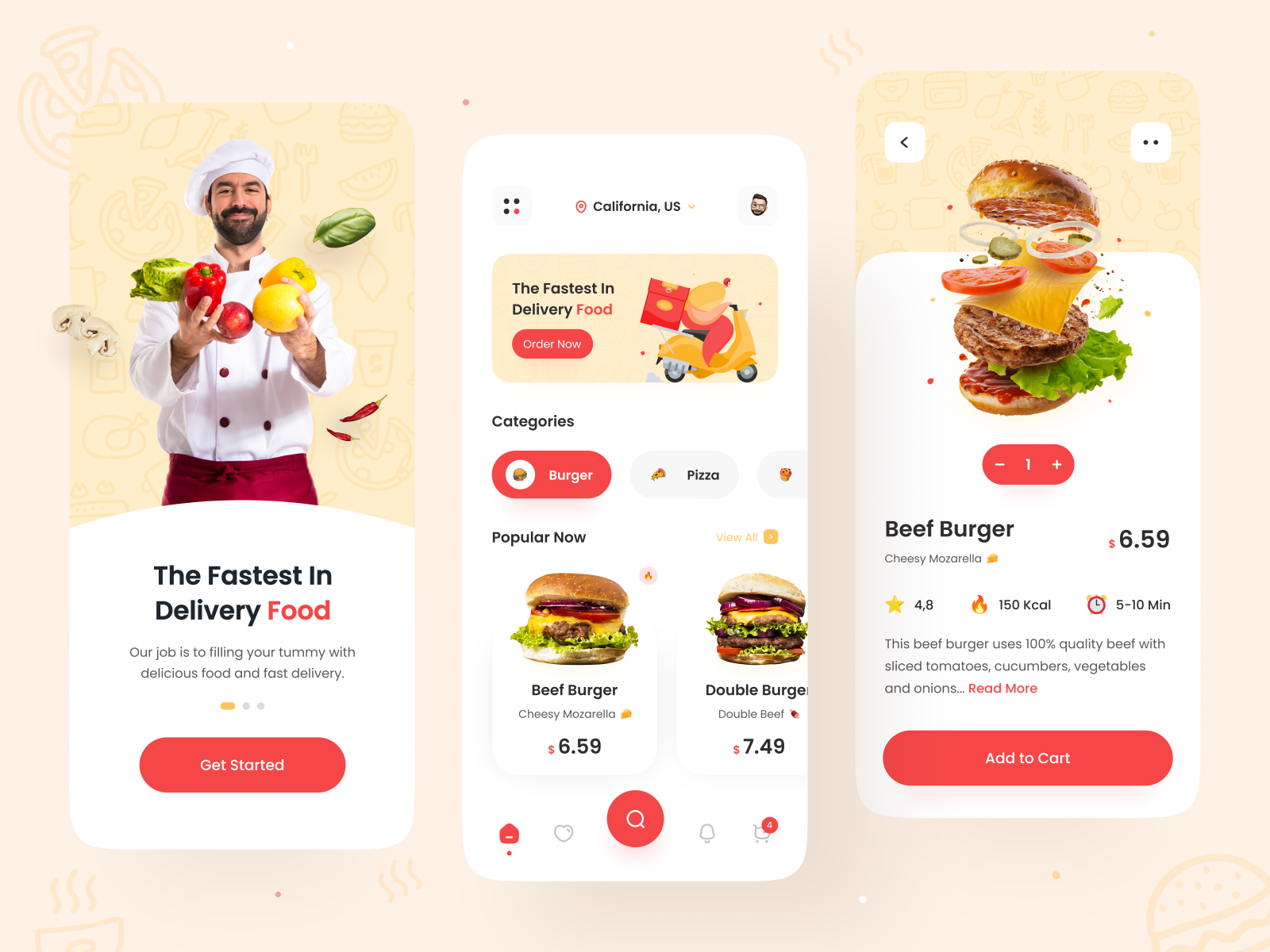 Food Delivery App Ui Design