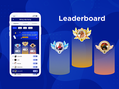 Leaderboard Game game design interaction design leaderboard mobile design product design ui design ux design