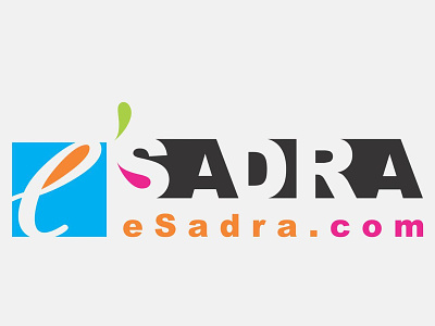 e Sadra Logo design logo typography