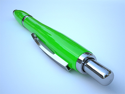 Green Pen 3d green pen