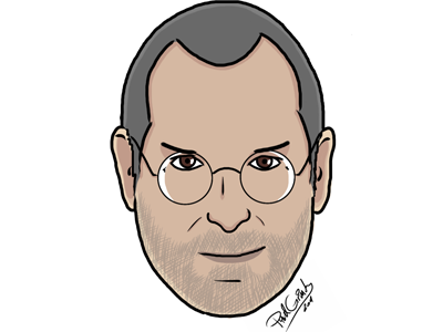 Steve Jobs Signature Cartoon by Bert Austin on Dribbble