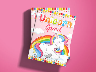 Unicorn Spirit Coloring Book For Amazon KDP