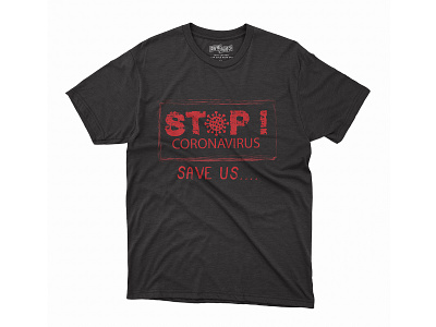 STOP CORONAVIRUS T-SHIRT DESIGN apparel design art brand coronavirus covid covid 19 design fashion mockup shirt tees tshirts typography vector