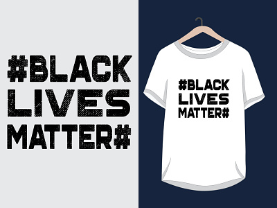 Black lives matter typography vector t-shirt design.