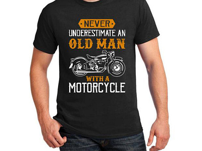 Old Man With A Motorcycle T-Shirts
