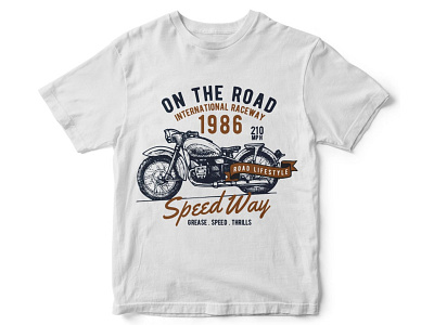 Speed Way T-SHIRTS apparel apparel design brand branding clothing customtshirts fashion illustration logo motorbike motorcycle photoshop sale shirts tee tees tshirt typography typography art vintagetshirts