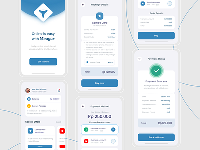 Mbayar-Internet Provider Apps Concepts 🚀