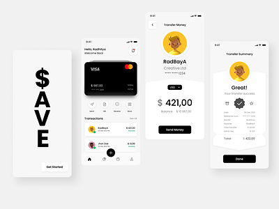 SAVE - Banking App Concept  💸🏦