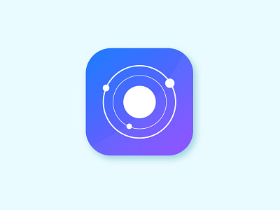 Orbital App Icon dailyuichallenge icon illustration ui vector