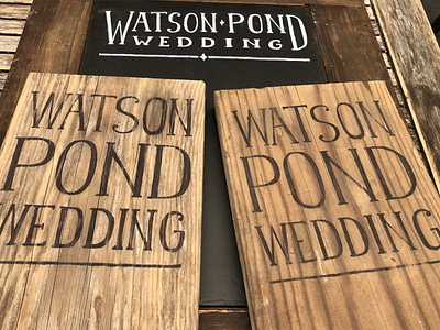 Wedding signs