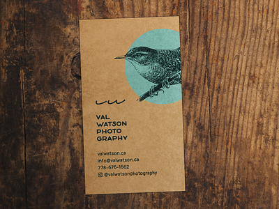 Logo & business card concept brand branding business card design kraft logo print rustic typography vector vintage