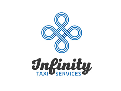 Infinity Taxi Services brand branding infinity logo logos taxi
