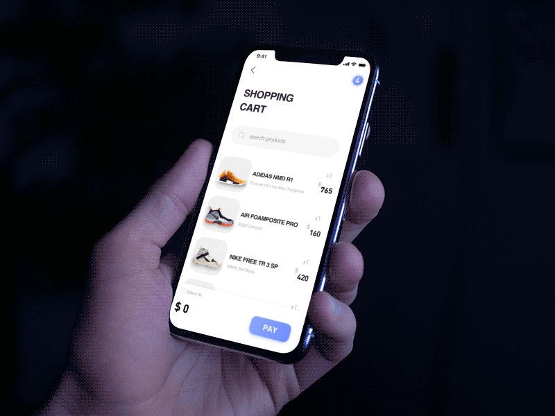 Shopping cart settlement color design face scan payment face scan payment gesture ui ux 动画 应用