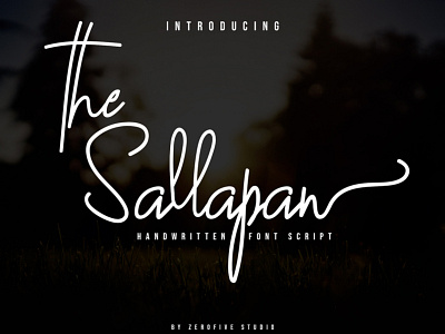 The Sallapan app design font font awesome font design font family fonts lettering logo typography