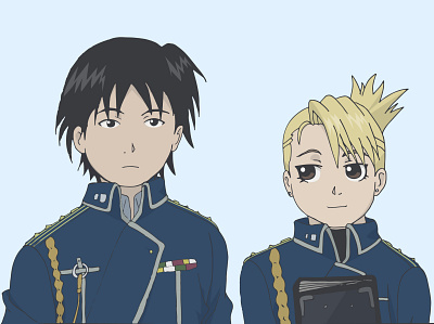 Fullmetal Alchemist: Brotherhood - Scene Redraw adobe anime digital digital art drawing illustration illustrator redraw scene redraw