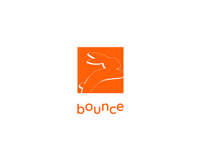 Daily Logo Challenge - Day 34: Social media app. Bounce. branding design flat icon illustration illustrator logo minimal typography vector