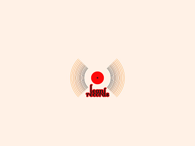 Daily Logo Challenge - Day 36: Record Label. Lean Records.