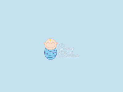 Daily Logo Challenge - Day 46: Baby apparel store. Craw Clothes.