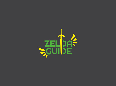 LogoCore Logo Challenge - Day 01: Zelda Guide adobe branding design flat illustration illustrator logo logo design logocore minimal typography vector zelda guide