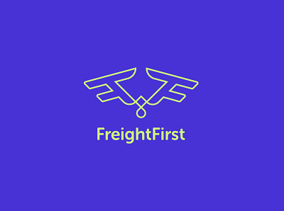 LogoCore - Day 04: Freight First Logo adobe branding design flat freight first illustration illustrator logo logocore minimal vector