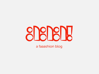 LogoCore Challenge - Day 16: Faaashion adobe branding design faaashion faaashion logo fashion blog flat illustration illustrator logo logo design logocore logotype minimal typography vector