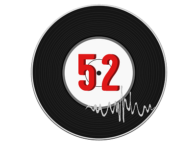 52 Records Logo 2018 adobe design logo photoshop