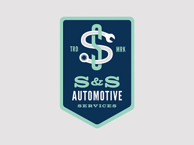 S&S Logo double s monogram s wrench