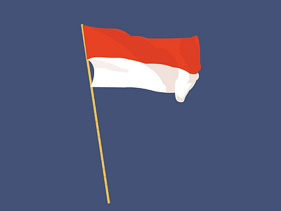 Indonesia Flag illustration