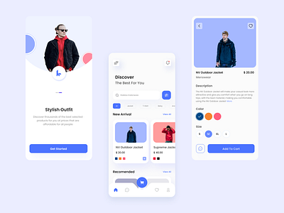 Fashion App UI Design