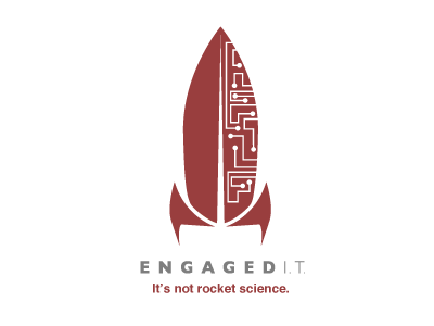 Rocket Science (update) identity logo rocket