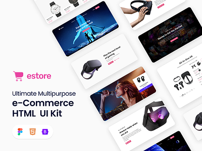 eCommerce HTML UI Kit: estore