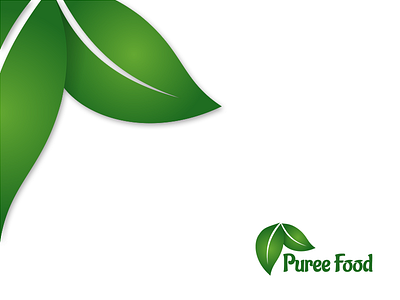 Purefood food logo organic food organic logo