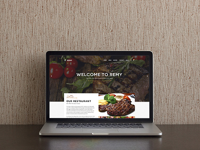 Remy food restaurant template website