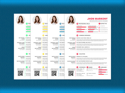 Resume template for any job seeker creative design graphic design illustrator professional resume resume resume template