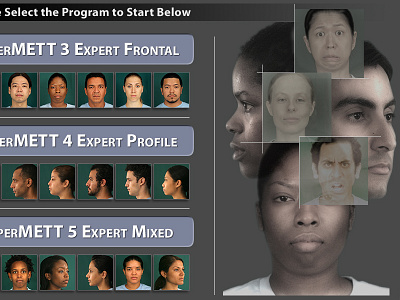 Micro Expression Training Tool - iPad App UX/UI Design interaction design interactive training ipad app