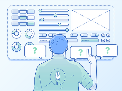 Great Questions Lead to Great Design collaboration design illustration ui ui design user experience ux ux design