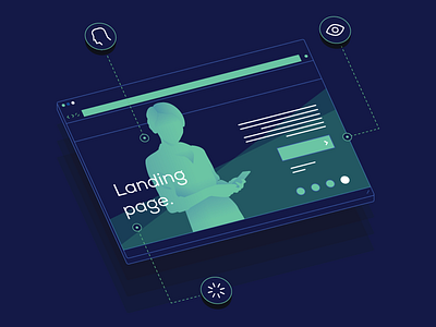 How to Design an Effective Landing Page illustration landing page ui ui design user experience ux ux design webdesign