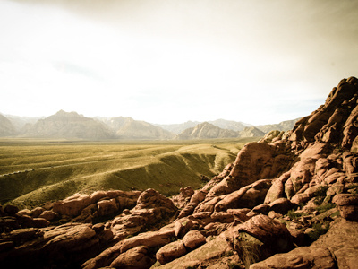 Calico Basin desert landscape nevada photography red rocks