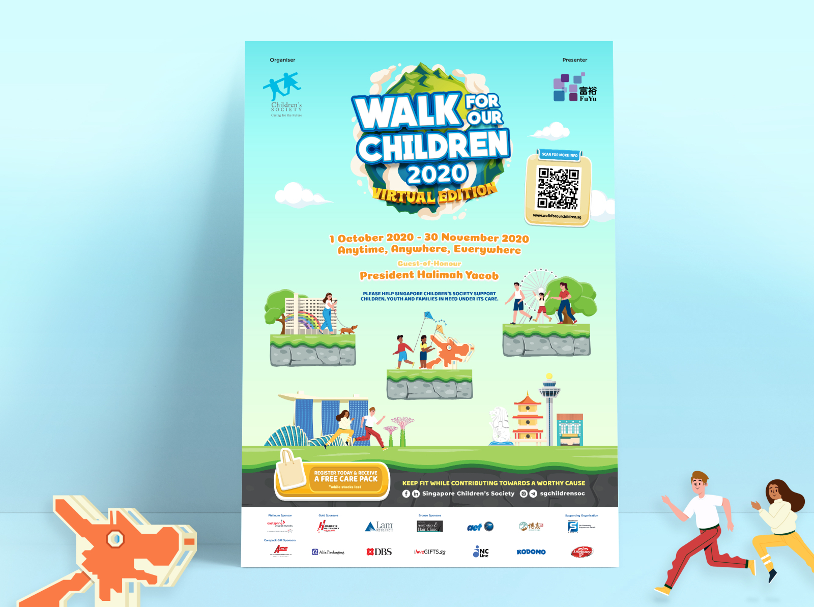 Singapore Children's Society Virtual Walk For Our Children 2020 By Edna ...