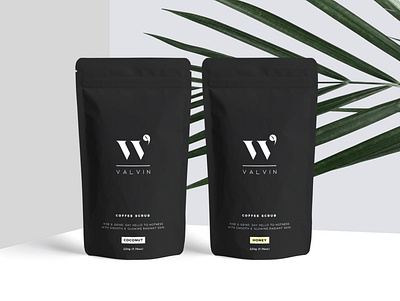 VALVIN Coffee Scrub Branding body care brand identity branding branding design coffee coffee bean coffee scrub elegant food logo logo design packaging packaging design scrub singapore skin skincare skincare branding